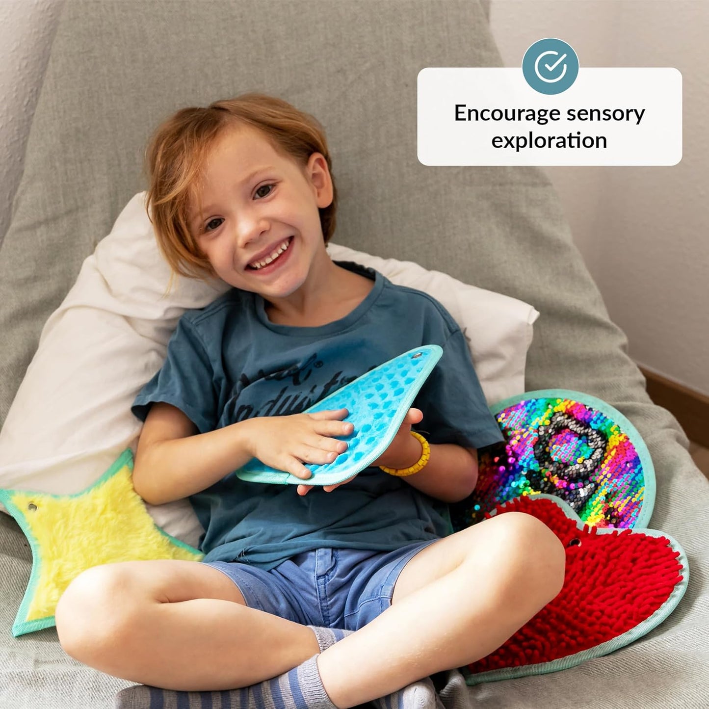 Calm Down Corner Boho & Dog Theme - Full Set, Including Weighted Lap Dog