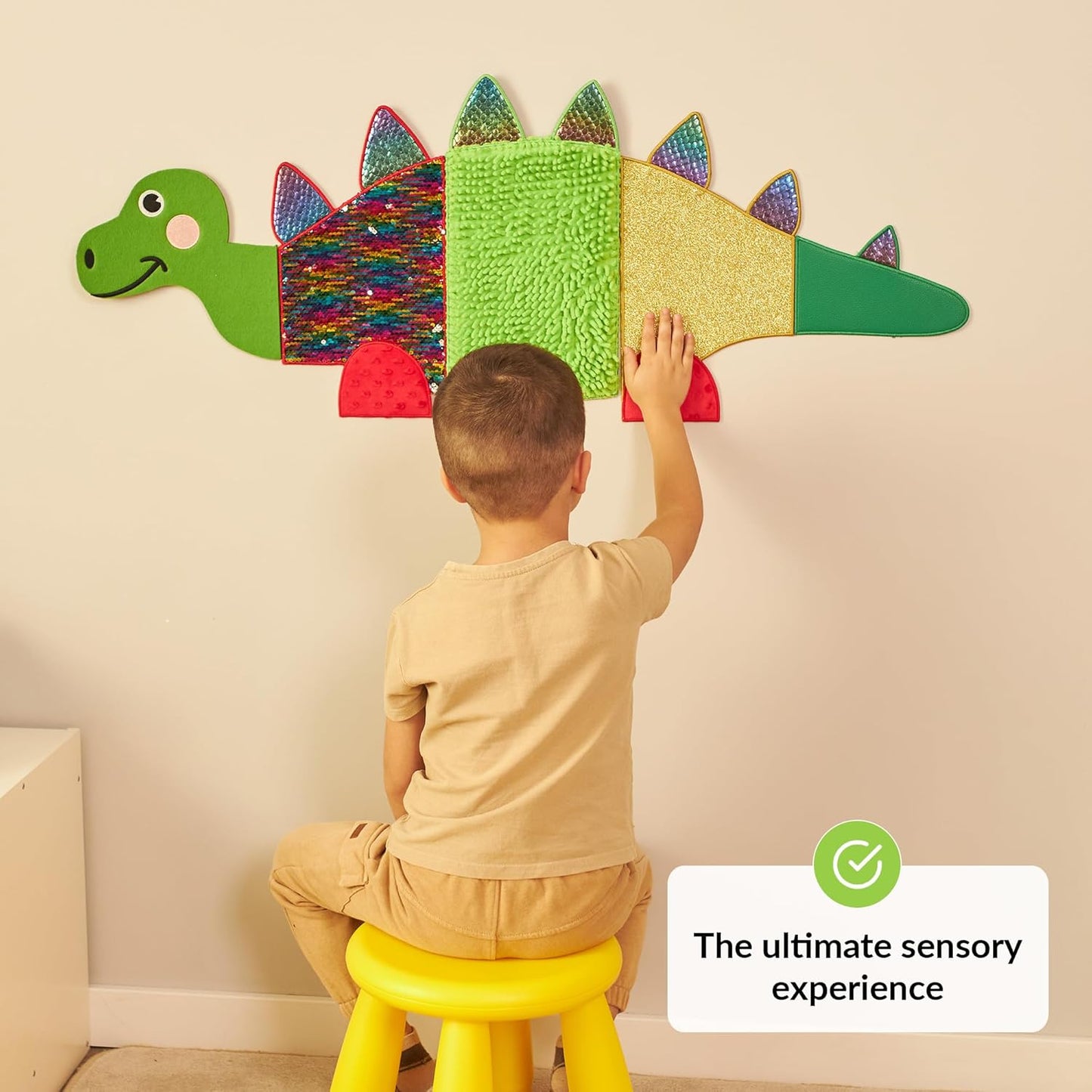 Sensory Wall Panels Dino - For Sensory Wall Play, Classroom And Schools