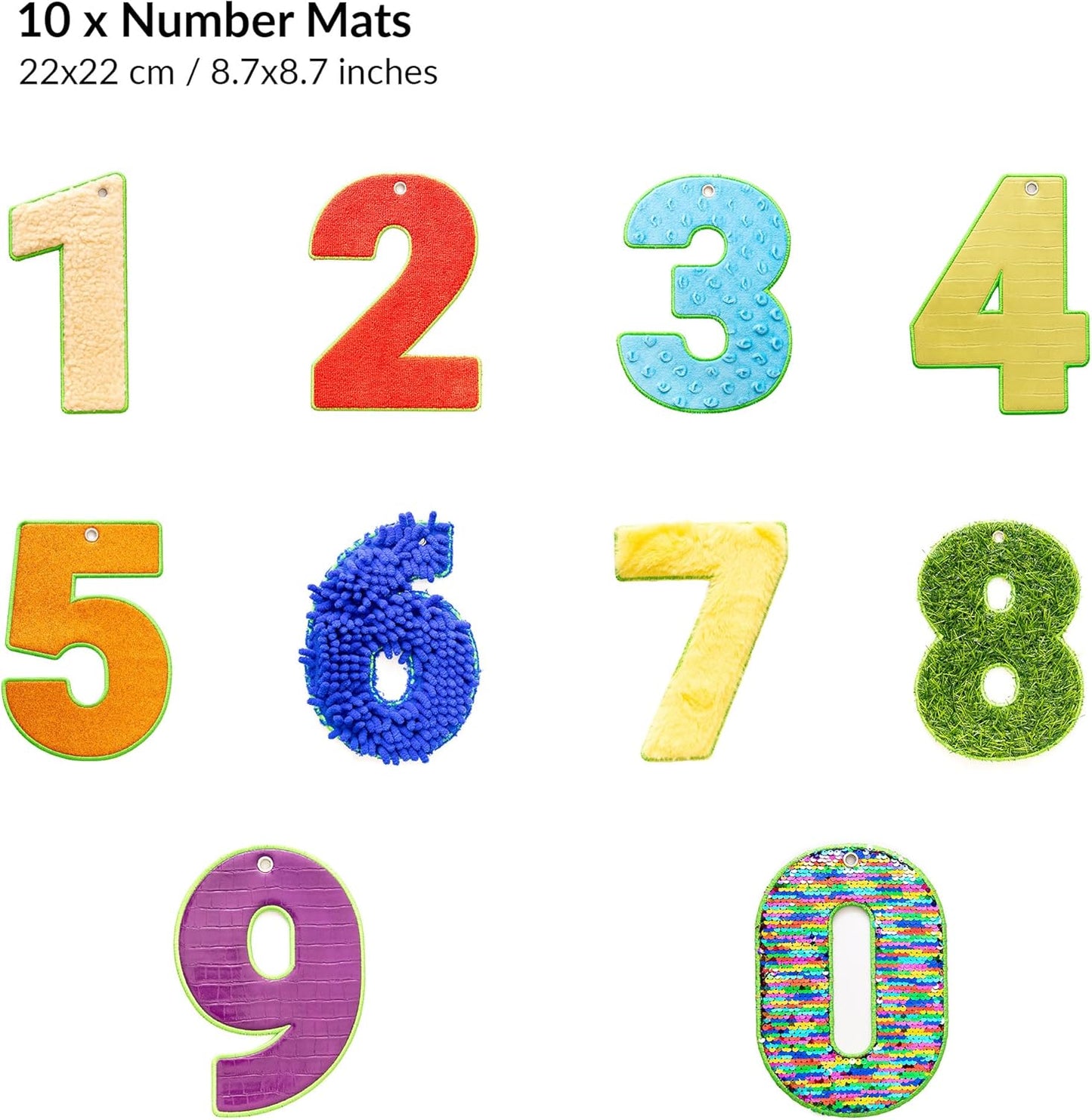 Sensory Mats - Numbers for Learning