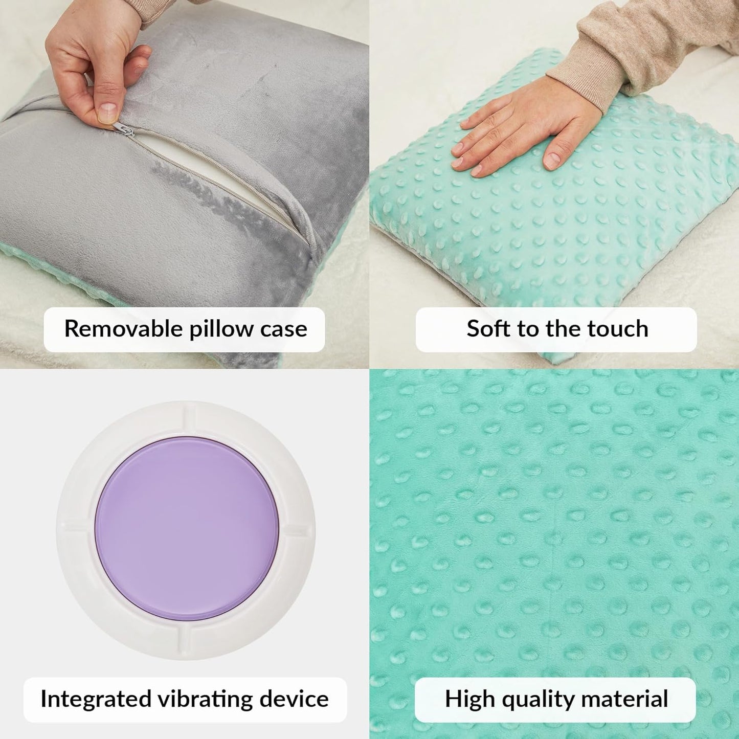 Vibrating Sensory Pillow - Sensory Pillow for Kids & Adults