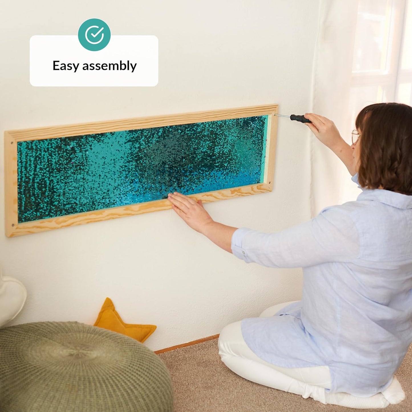 Sequin Sensory Wall Frame