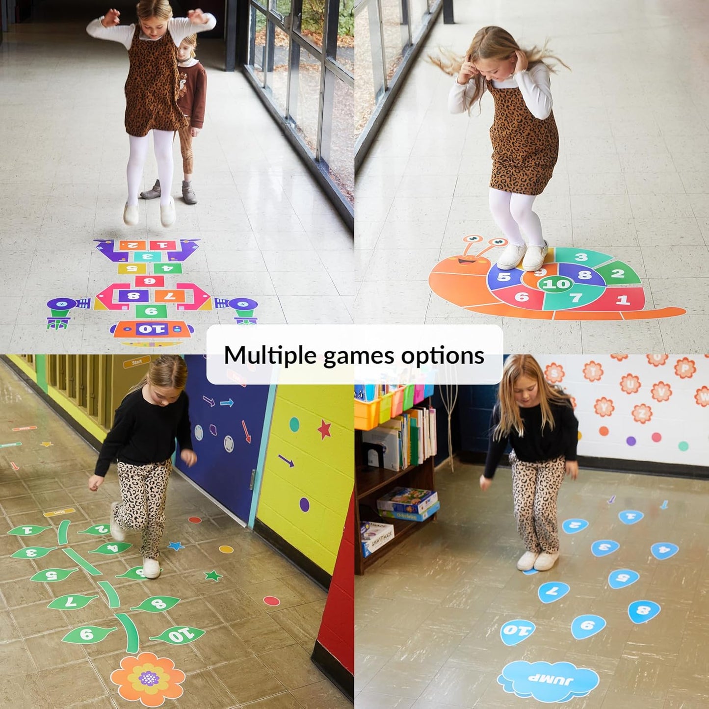 Sensory Adventure Path Decals - Hopscotch and Learning Theme