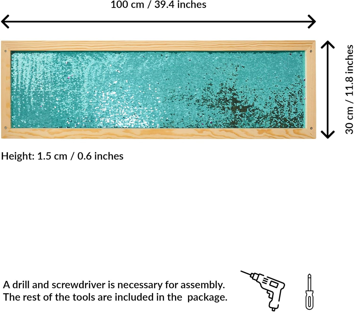 Sequin Sensory Wall Frame