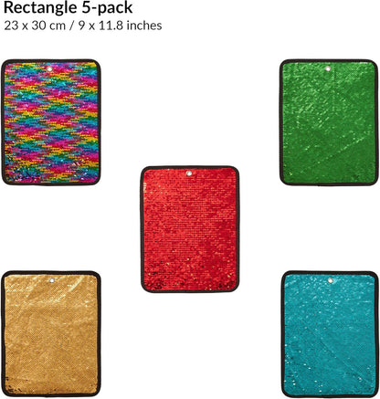 Sensory Mats - Flipable Sequins. Colors, Sequins and Art