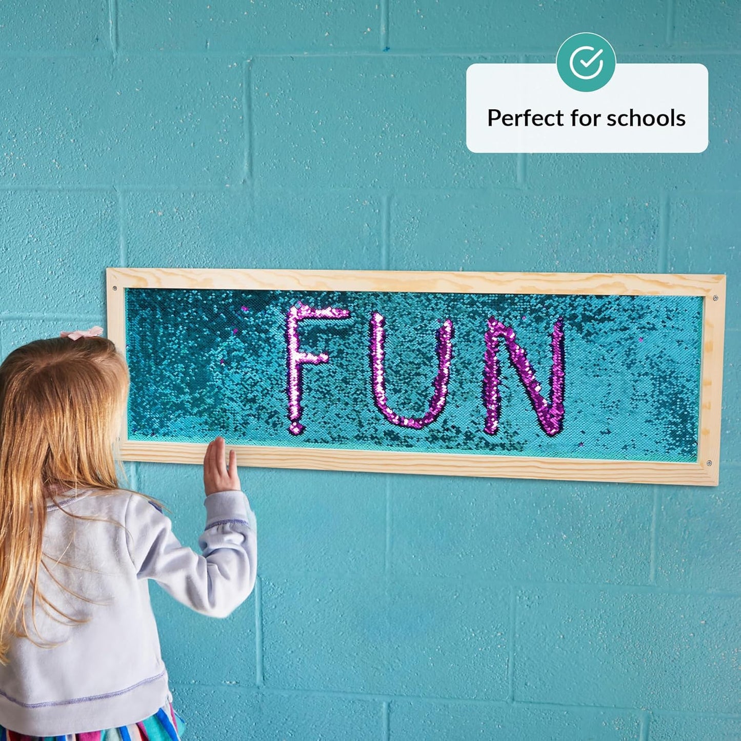 Sequin Sensory Wall Frame