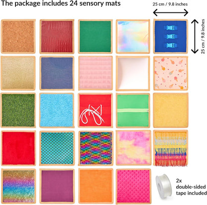 Sensory Wall Panels 24 PK - For Corners, Classroom And Schools