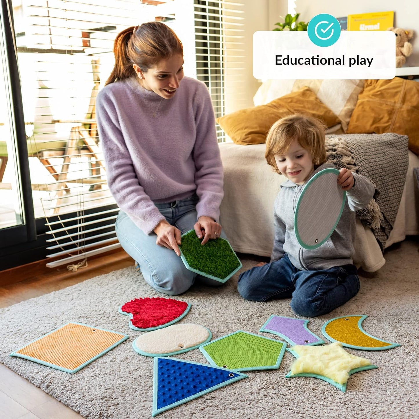 Sensory Mats - Shapes, Colors & Materials