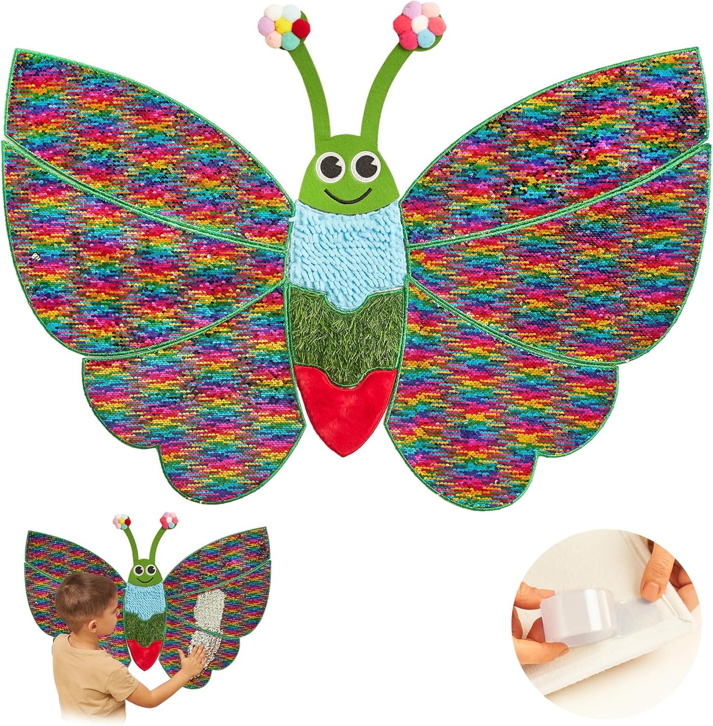 Sensory Wall Panels Butterfly - For Sensory Wall Play, Classroom And Schools