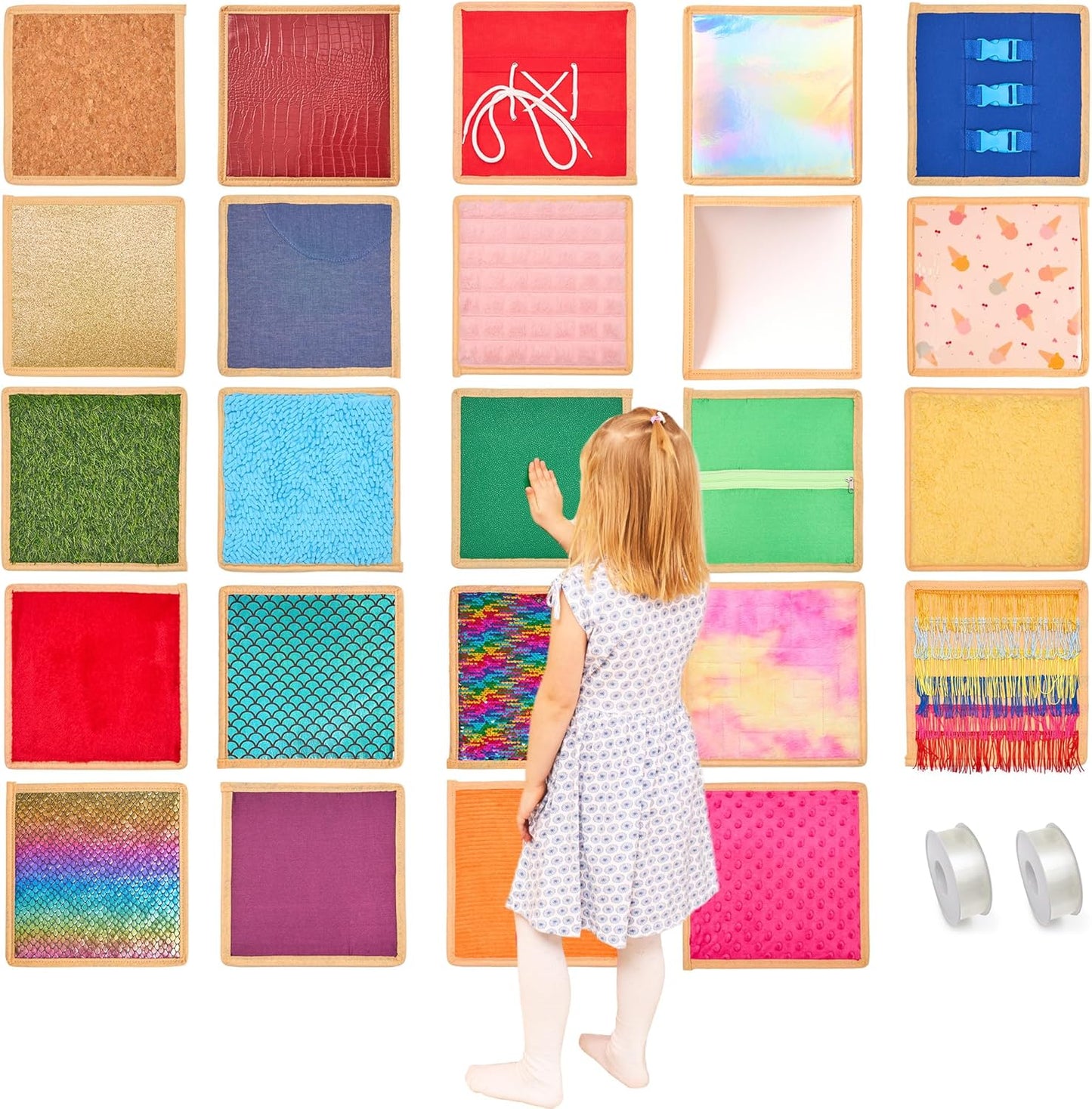 Sensory Wall Panels 24 PK - For Corners, Classroom And Schools