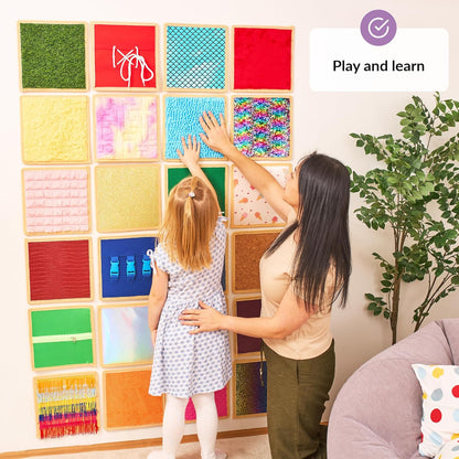 Sensory Wall Panels 24 PK - For Corners, Classroom And Schools